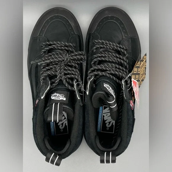 Vans Sk8 Hi Mte 2 Black/Black 3M Primaloft Hydroguard Boots Men’s 8 & 9 NEW - Picture 9 of 12